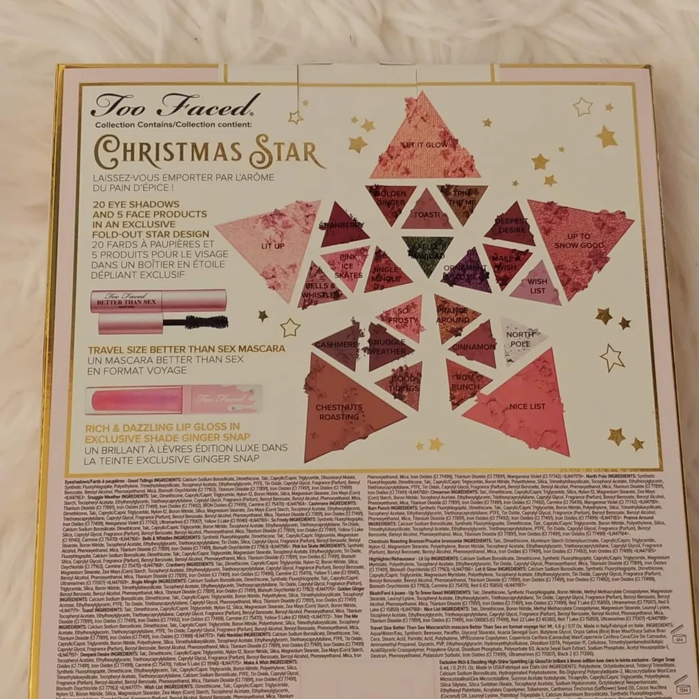 🎄FIRM! NWT TOO FACED CHRISTMAS STAR LIMITED EDITION MAKEUP COLLECTION
